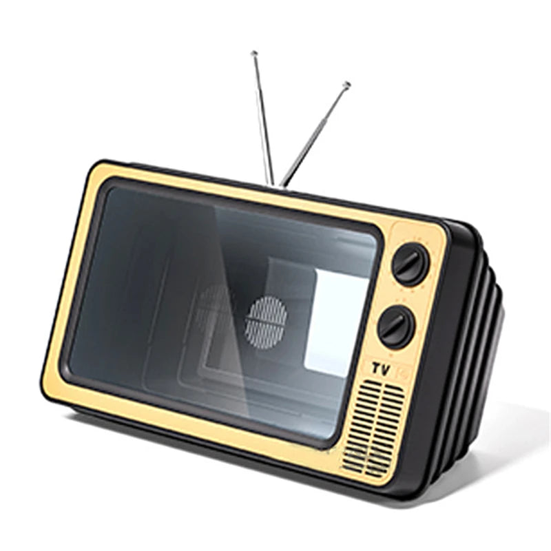 12" Phone Screen Magnifier – HD 3x Zoom, Retro TV Style, No Power Required, Eye Protection Stand