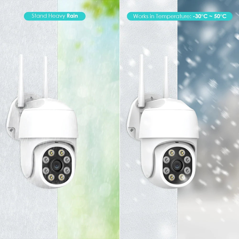 8MP 4K Wireless IP Camera 5MP Outdoor Street WIFI PTZ Speed Dome Camera iCSee 1080P 3MP HD AI Auto Tracking CCTV Surveillance
