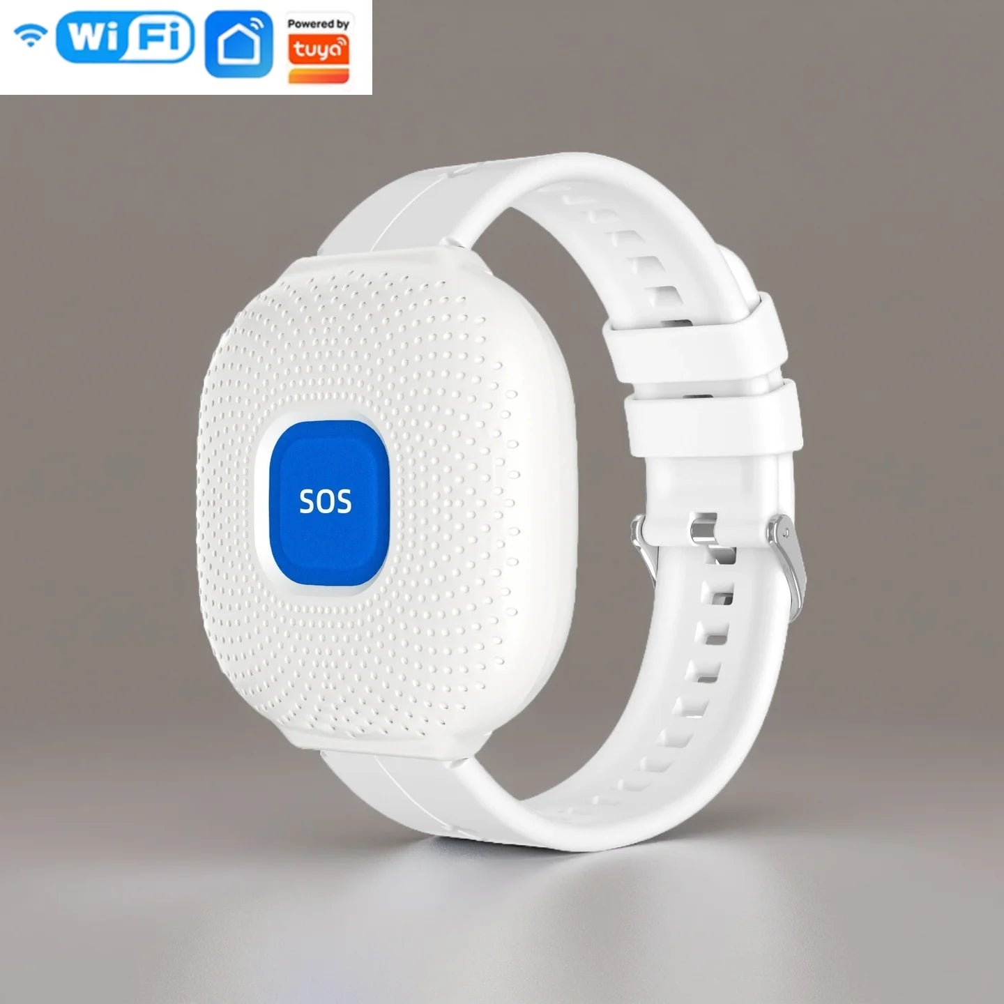 Tuya WiFi Emergency SOS Bracelet for Elderly Fall Personal Alert System Waterproof SOS Watch For Hospital Healthcare Call Button