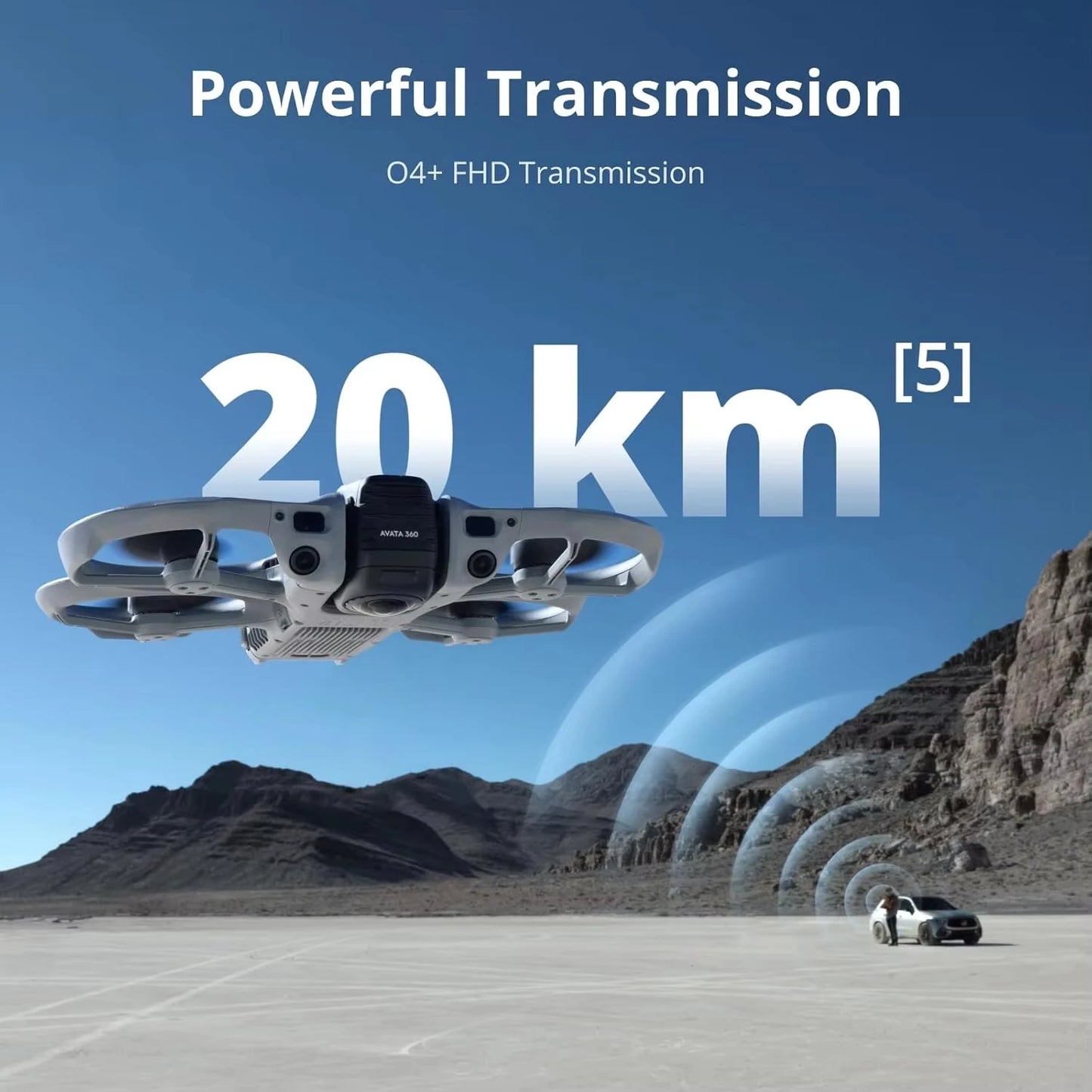 DJI Avata 360 (RC 2) Drones With 1-Inch 8K 360° Imaging for FPV & Aerial Filming, 360° Camera Drone With Propeller Guard. Includes RC 2 With a Built-In Screen Avata 360 DJI Drone for Precise Control