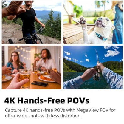 4K Mini Body Camera – Wearable Dash Cam with Night Vision & Loop Recording