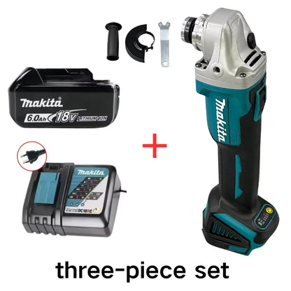 Makita DGA404 18V Brushless Cordless Angle Grinder – 125mm, Lithium-Ion, Cutting & Polishing