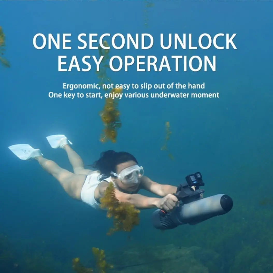 Camolech Electric Underwater Scooter 500W 40M Free Diving Snorkeling Sea Scooter Brushless Motor 60mins