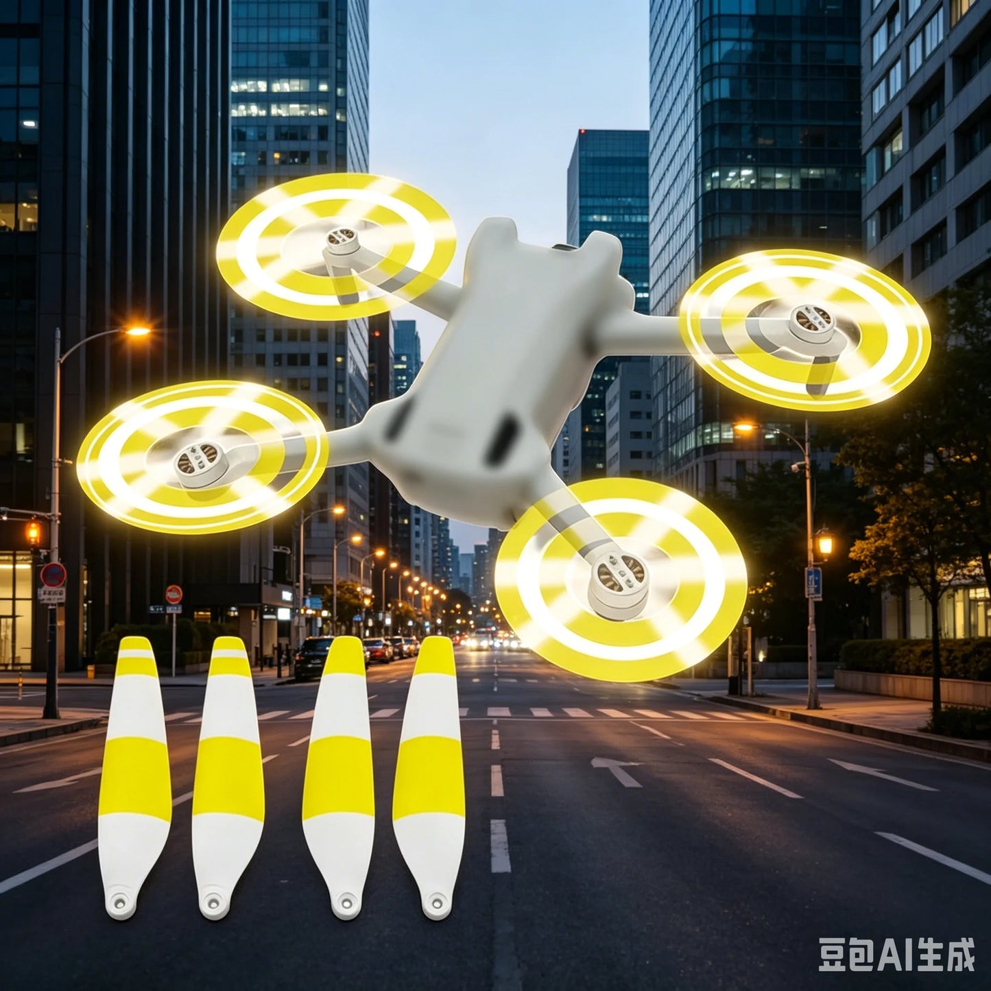 8-Blade Propeller Blades For DJI Lito X1/Lito1 Stylish Colorful Propeller Wings Blades Drones Replacement Accessories