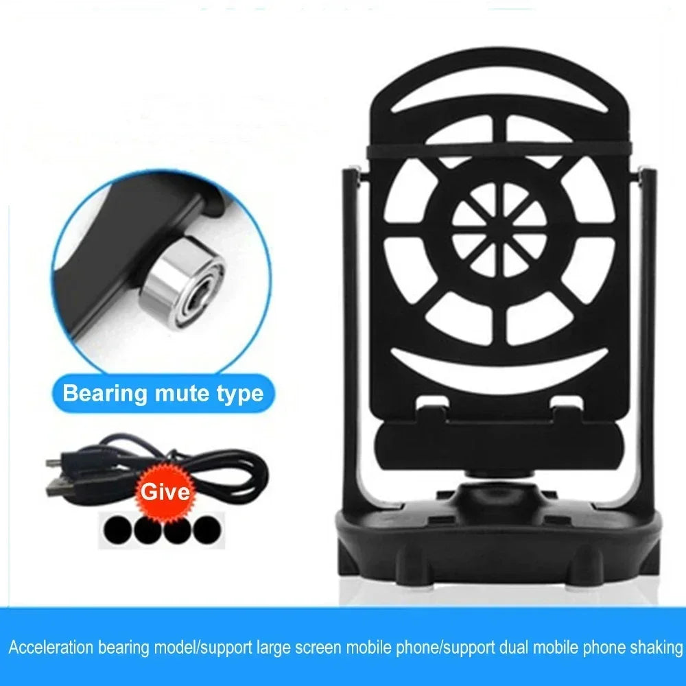 Automatic Phone Step Counter Shaker – Dual Phone Swing Pedometer Device, Silent USB Powered