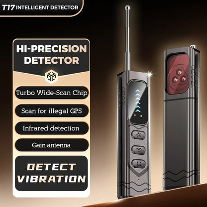 T17 Smart Hidden Camera & Bug Detector – Anti-Spy, Anti-Eavesdropping, Anti-Tracking for Hotels, Cars & Offices