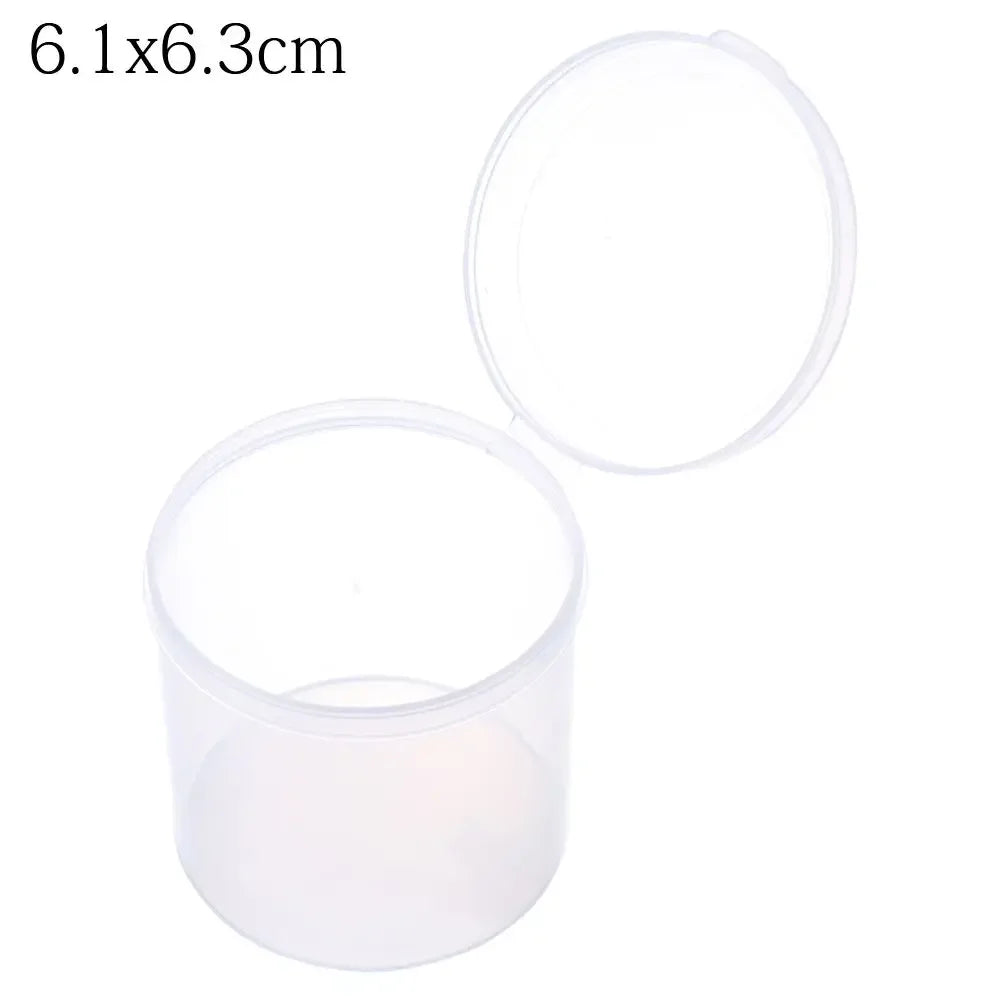 1Pcs Plastic Transparent Storage Box Small Items Sundries Jewelry Organizer Case Beads Container Pill Chip Box Tools Accessories