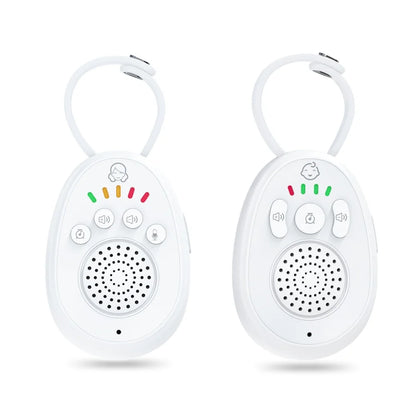 ABM01 2.4GHz Wireless Baby Monitor  Audio Small Portable Babyphone Monitor Two-way Audio Function Intercom Rechargeable Battery