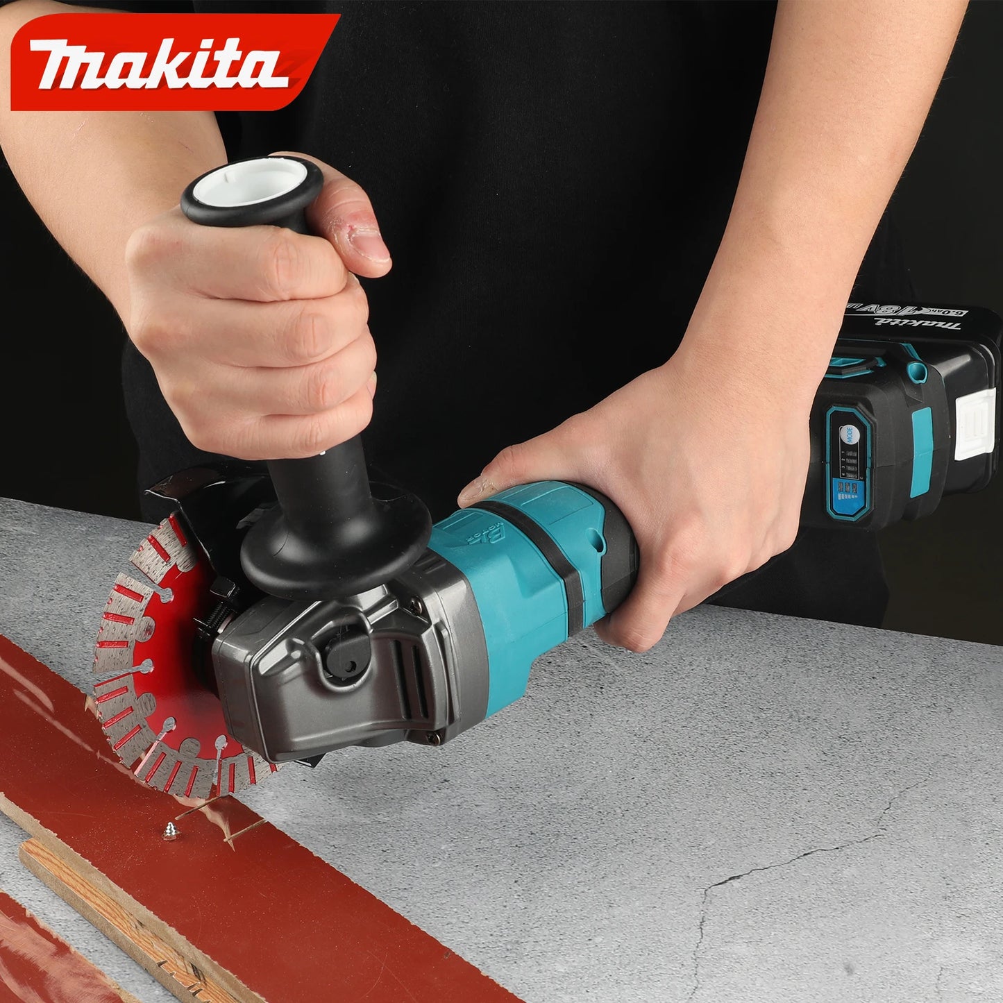 Makita GA050G 40V Brushless Cordless Angle Grinder – High-Power, Lithium Battery Powered