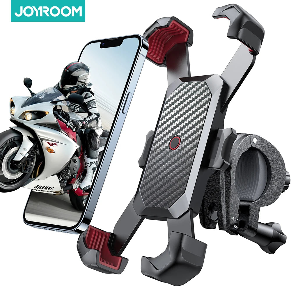 Joyroom JR-ZS288 Bike Phone Holder – 360° Rotation, One-Click Lock, Shockproof for 4.7"–7" Phones
