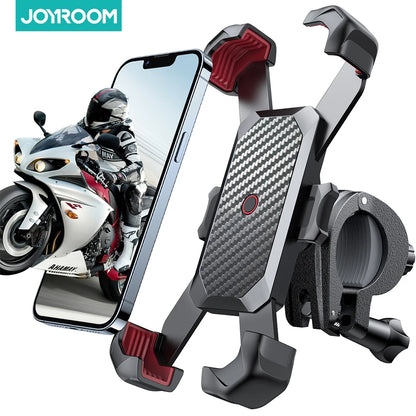 Joyroom JR-ZS288 Bike Phone Holder – 360° Rotation, One-Click Lock, Shockproof for 4.7"–7" Phones