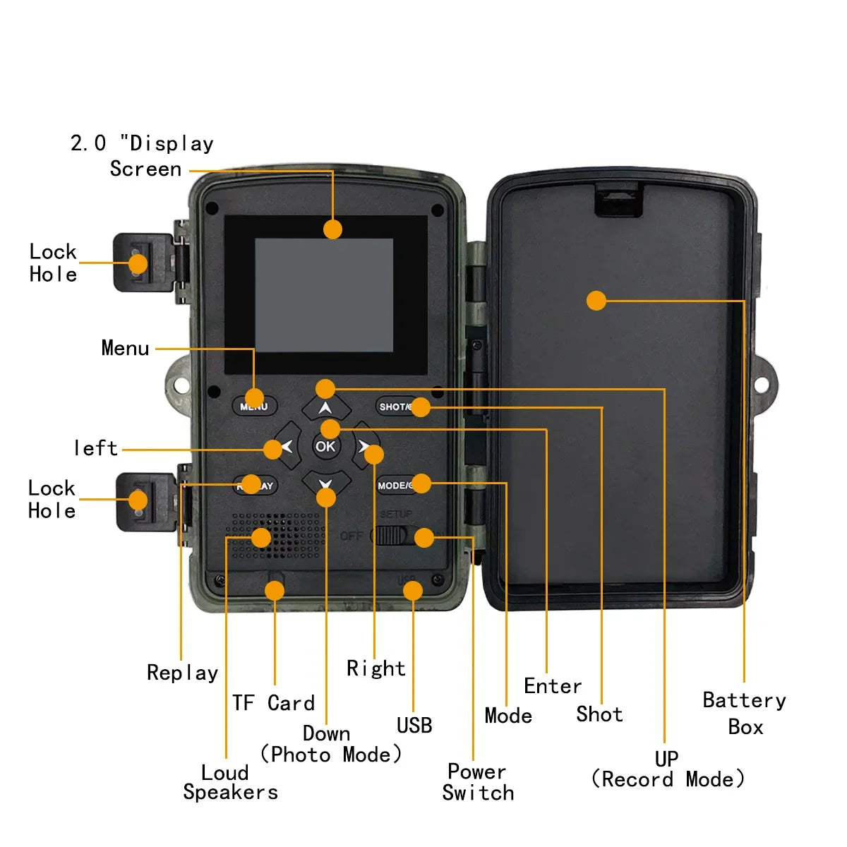 WiFi Hunting Trail Camera – 1080P HD, Night Vision & Bluetooth, Motion Activated