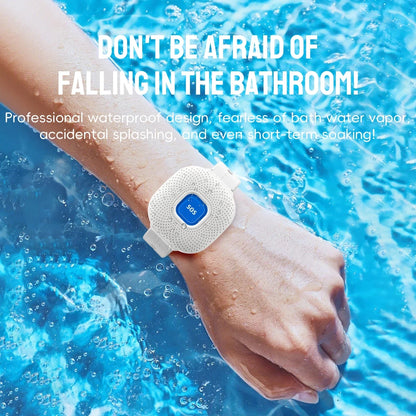 Tuya WiFi Emergency SOS Bracelet for Elderly Fall Personal Alert System Waterproof SOS Watch For Hospital Healthcare Call Button