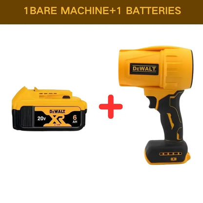 30,000 RPM Cordless Turbo Air Blower – Brushless Handheld Dust Blower, Fits DeWALT 20V Battery