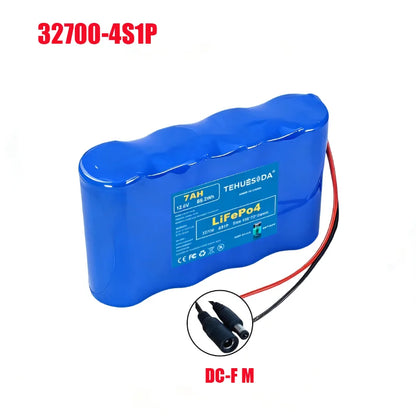 32700 Lifepo4 Battery Pack 4S1P-4S2P 12.8V 7Ah/14Ah with BMS for Electric Boats Drones Toy Cars Etc Uninterruptible Power Supply