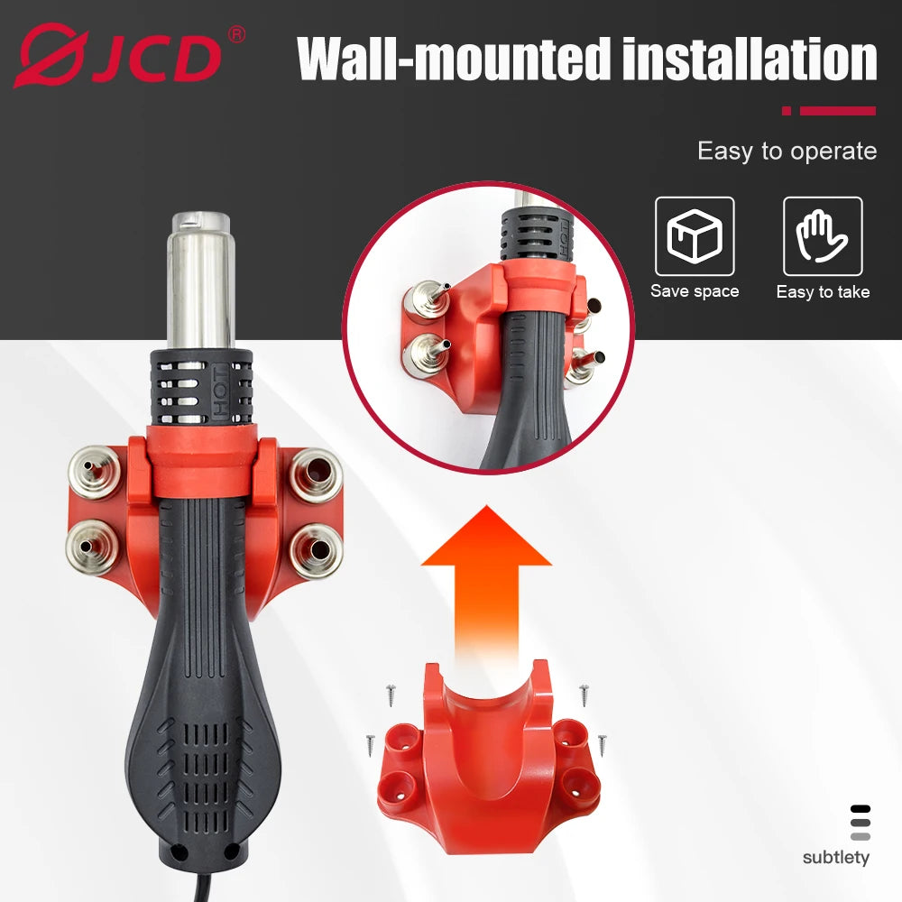 JCD 8858A 750W Hot Air Gun Rework Soldering Station – LED Digital Display, ESD Safe, 110V/220V