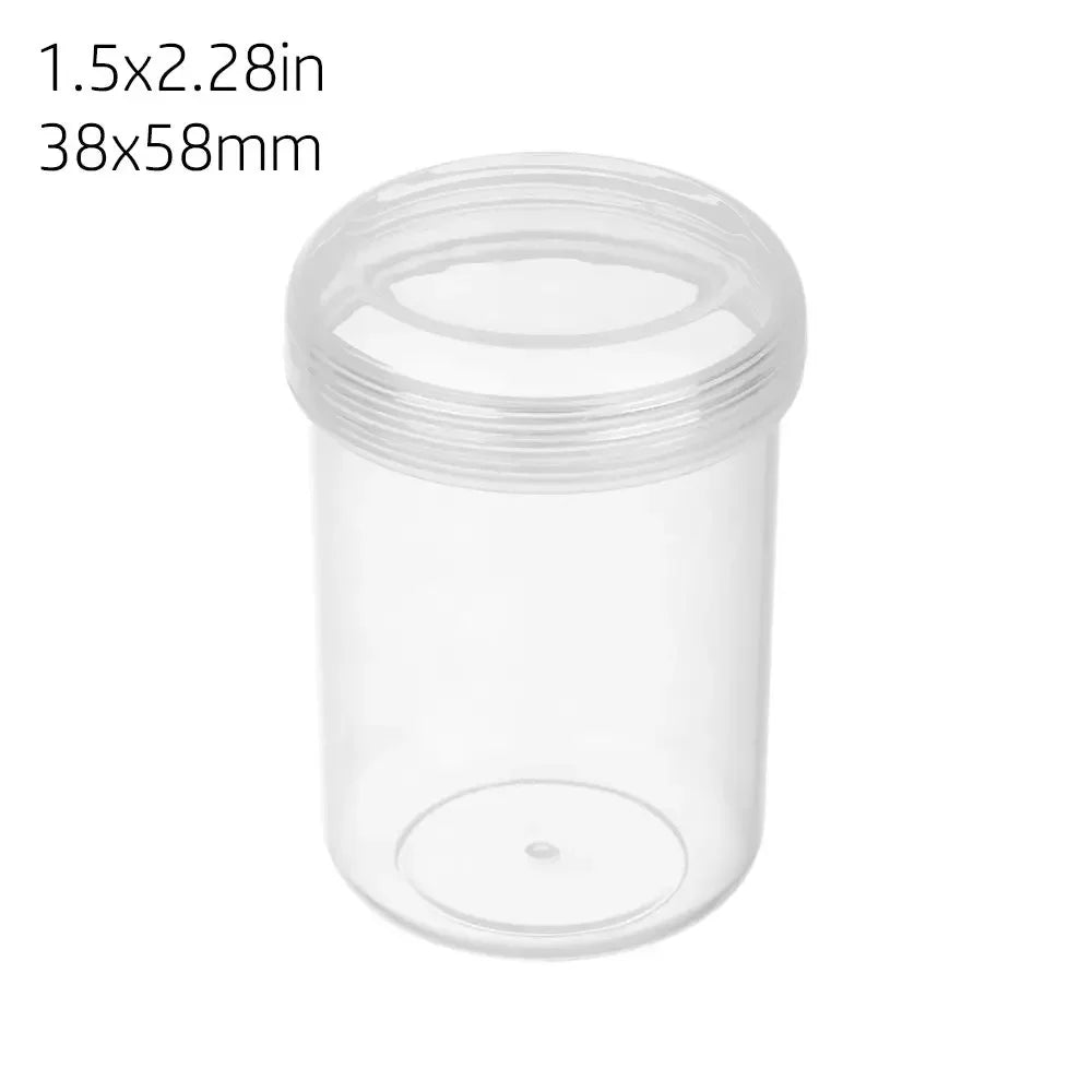 1Pcs Plastic Transparent Storage Box Small Items Sundries Jewelry Organizer Case Beads Container Pill Chip Box Tools Accessories