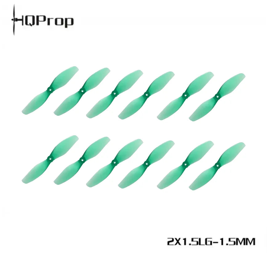 10Pairs HQPROP 2X1.5 51MM Poly Carbonate 1.5MM Shaft for RC FPV Freestyle 2inch Toothpick Cinewhoop Drones DIY Parts