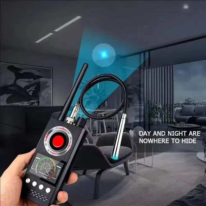 K68 Anti-Spy Bug Detector – RF Signal Scanner, Hidden Camera Finder, GPS Tracker Detector