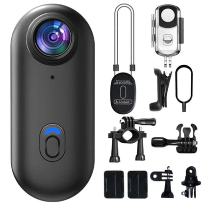 4K Mini Body Camera – Wearable Dash Cam with Night Vision & Loop Recording