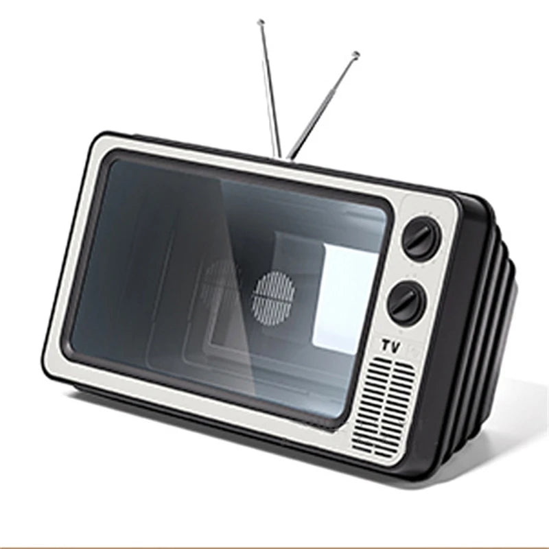 12" Phone Screen Magnifier – HD 3x Zoom, Retro TV Style, No Power Required, Eye Protection Stand