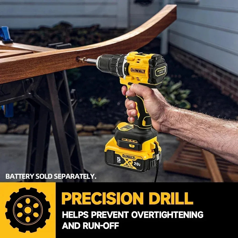 DEWALT 20V Lithium Battery & Charger – Compatible Replacement for DCD805 Drills & Power Tools