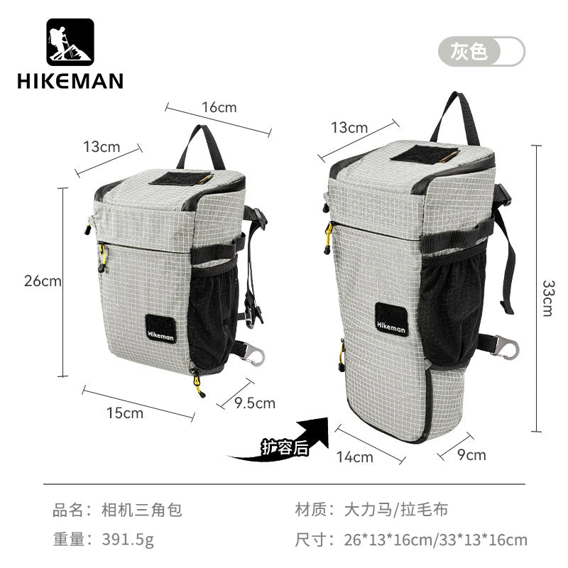 Outdoor Adventure Gear Hikeman MultiFunction DSLR Camera Bag Waterproof for Drones Cyclists Essentials