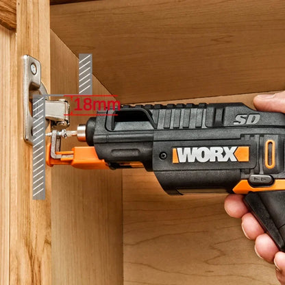 WORX WX255.4 4V Mini Cordless Screwdriver Set – USB Rechargeable, Gun-Style, 1/4" Hex, 1500mAh Battery