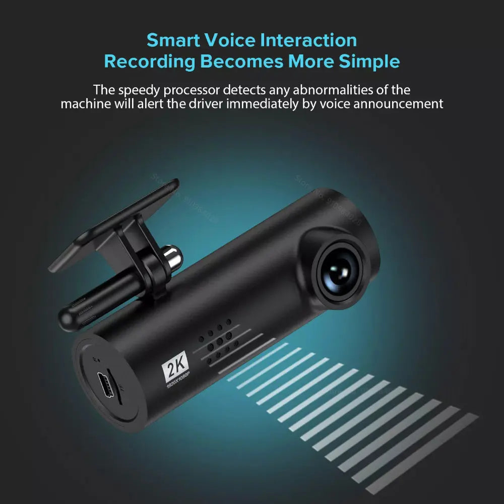 Xiami Dash Cam LF9 Pro Car DVR APP English Voice Control 1S Full 1080P HD Night Vision Recorder WiFi Battery Free Smart Dash Cam