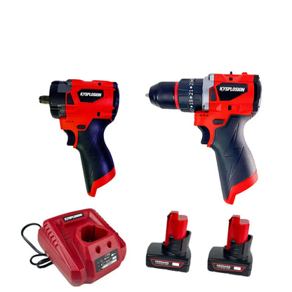350N.m Brushless Cordless Impact Wrench & Drill Driver – 1/2" Drive, Fits Milwaukee M12 Battery