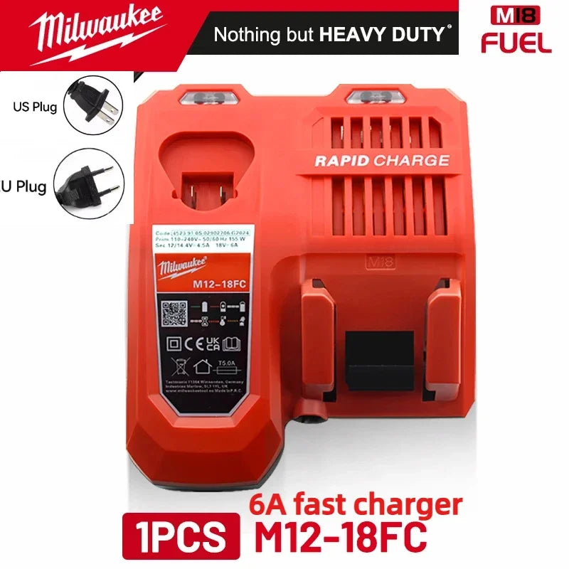 Milwaukee M18 18V Lithium-Ion Battery – 5.0Ah & 6.0Ah Long Cycle Life for M18 Power Tools