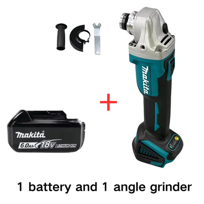 Makita DGA404 18V Brushless Cordless Angle Grinder – 125mm, Lithium-Ion, Cutting & Polishing