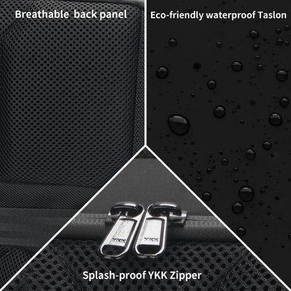 Besnfoto Expandable Roll Top Waterproof Camera Backpack for DSLR SLR Mirrorless Drones, Fits 16'' Laptop with Tripod Holder