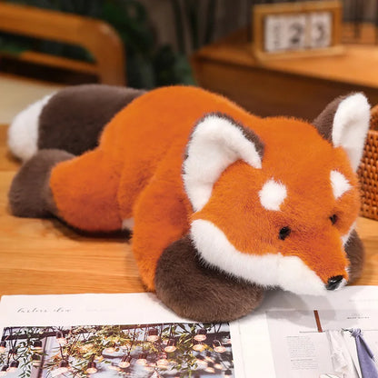 Soft Animal Plush Stuffed Toy – Panda, Bear, Fox & Raccoon Pillow Cushion | 30cm, 45cm, 65cm | Gift for Girls