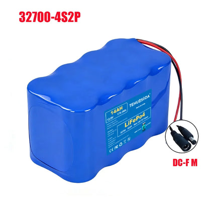 32700 Lifepo4 Battery Pack 4S1P-4S2P 12.8V 7Ah/14Ah with BMS for Electric Boats Drones Toy Cars Etc Uninterruptible Power Supply