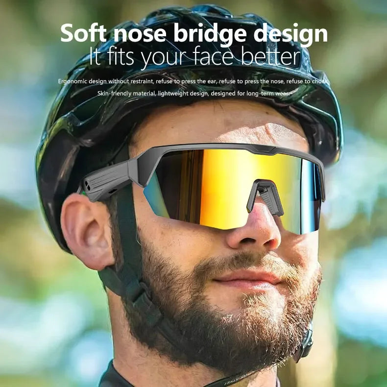 Bluetooth Smart Glasses – Audio, Calls & Music for Cycling, Running & Driving