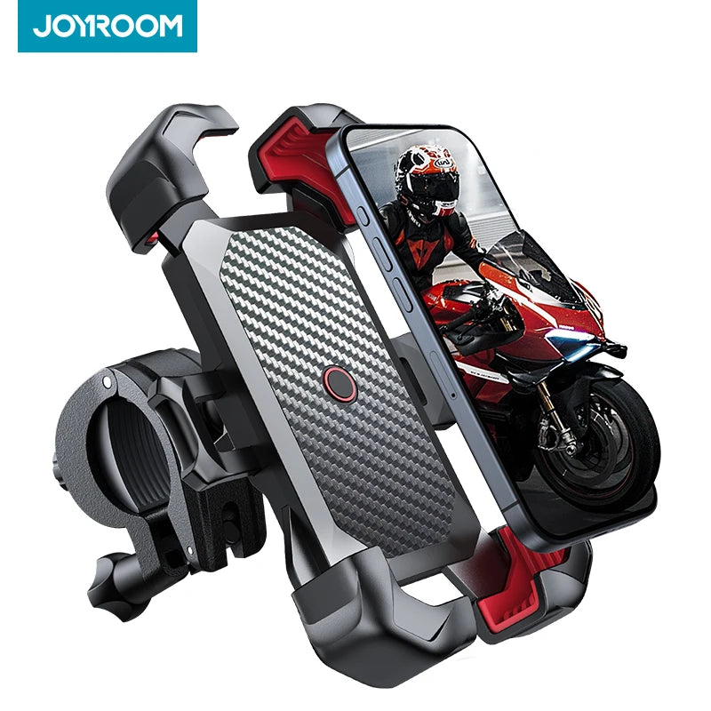 Joyroom JR-ZS288 Bike Phone Holder – 360° Rotation, One-Click Lock, Shockproof for 4.7"–7" Phones