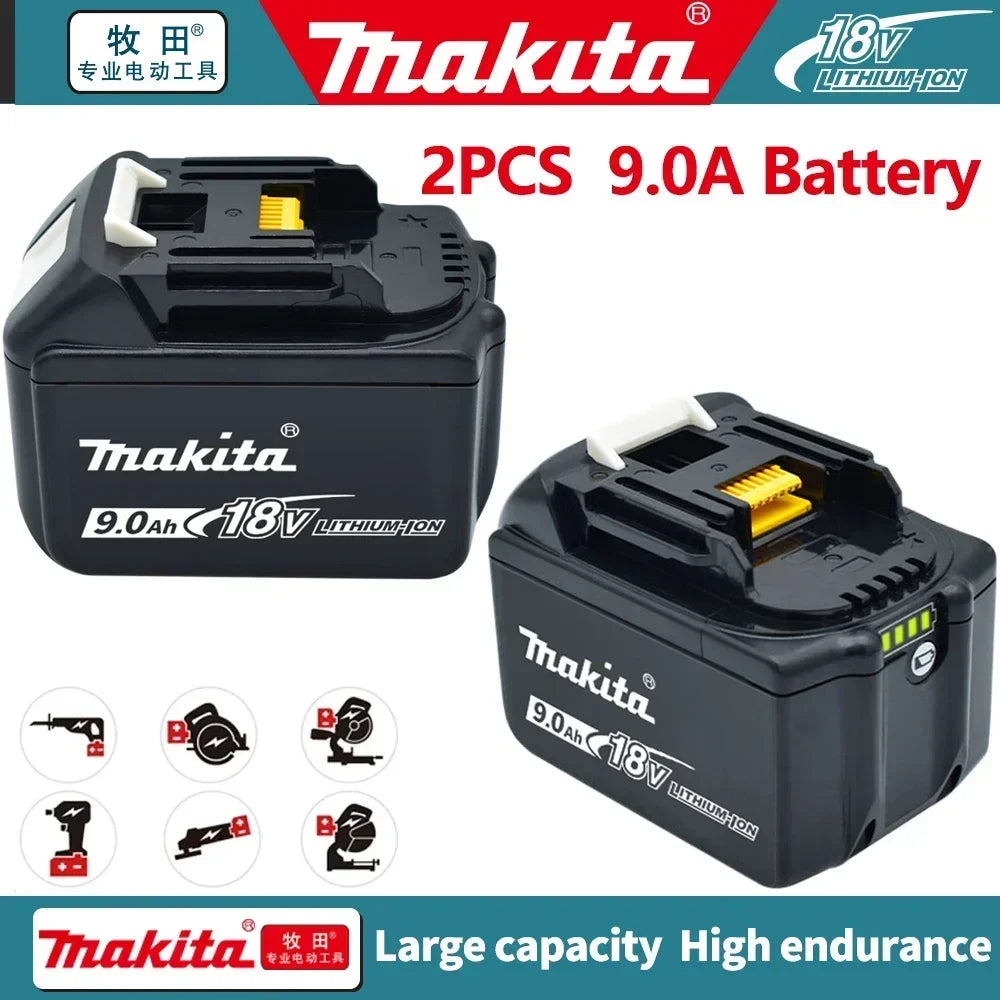 Makita 18V Replacement Battery – 5.0Ah, 6.0Ah & 9.0Ah for BL1840 BL1850 BL1860 & More