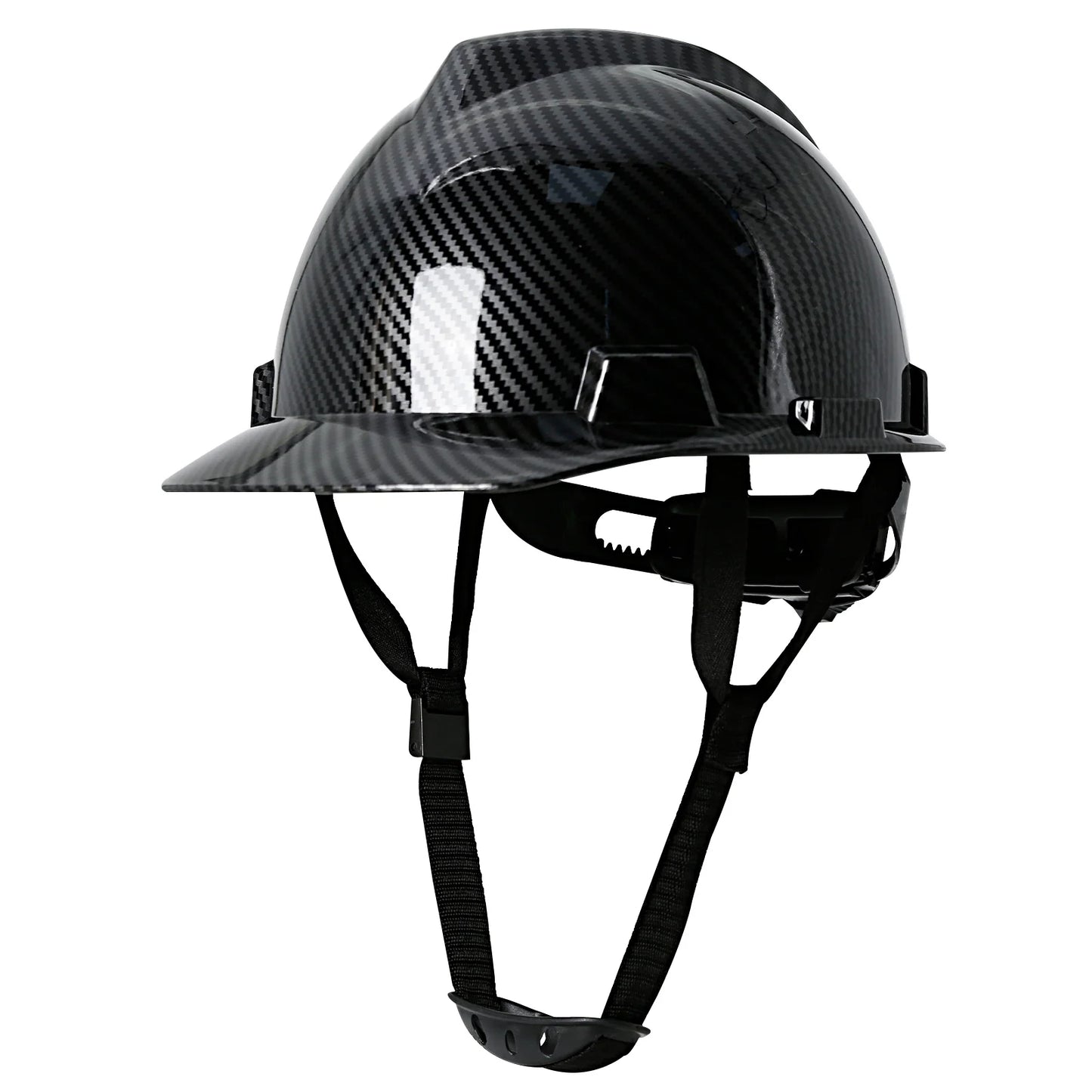 Construction Safety Helmet – Breathable Hard Hat with Carbon Fiber Pattern