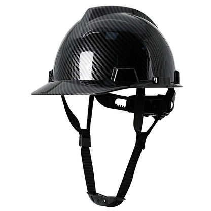 Construction Safety Helmet – Breathable Hard Hat with Carbon Fiber Pattern