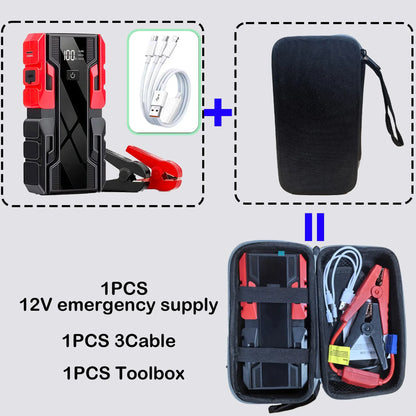 3000A Car Jump Starter – 99800mAh Portable Power Bank, 12V Booster for Gas (6.0L) & Diesel (4.0L) Engines