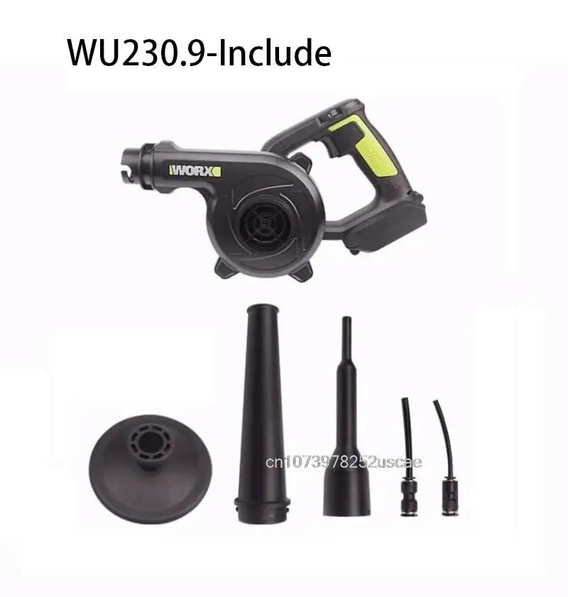 WORX WU230 20V Cordless Leaf Blower – 18,000 RPM Brushless Turbo Blower (Tool Only)