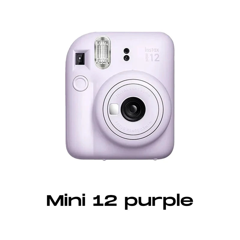 Fujifilm Instax Mini 12 Instant Camera – Automatic Exposure & Built-In Selfie Mirror
