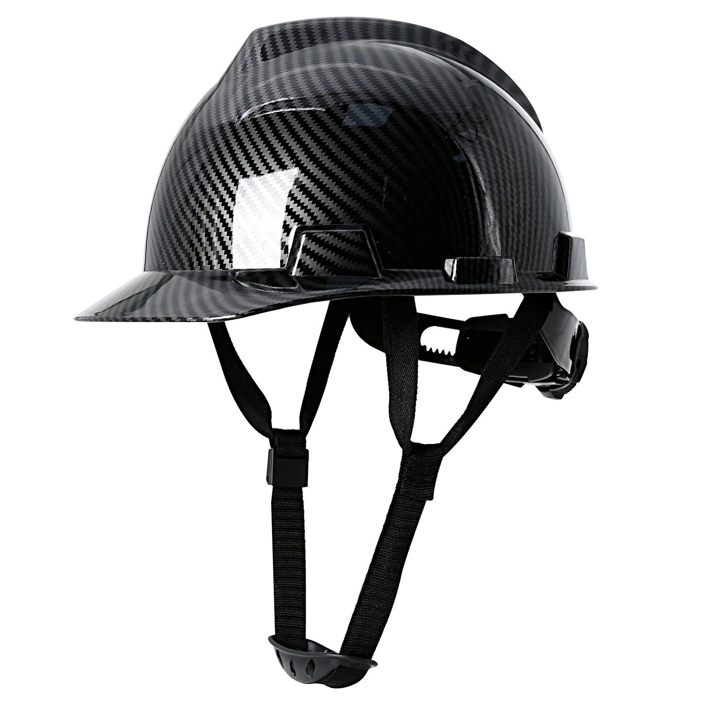 Construction Safety Helmet – Breathable Hard Hat with Carbon Fiber Pattern