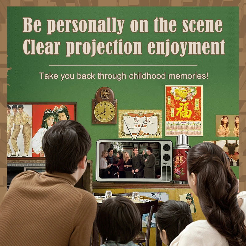 12" Phone Screen Magnifier – HD 3x Zoom, Retro TV Style, No Power Required, Eye Protection Stand