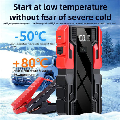 3000A Car Jump Starter – 99800mAh Portable Power Bank, 12V Booster for Gas (6.0L) & Diesel (4.0L) Engines