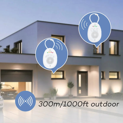 ABM01 2.4GHz Wireless Baby Monitor  Audio Small Portable Babyphone Monitor Two-way Audio Function Intercom Rechargeable Battery