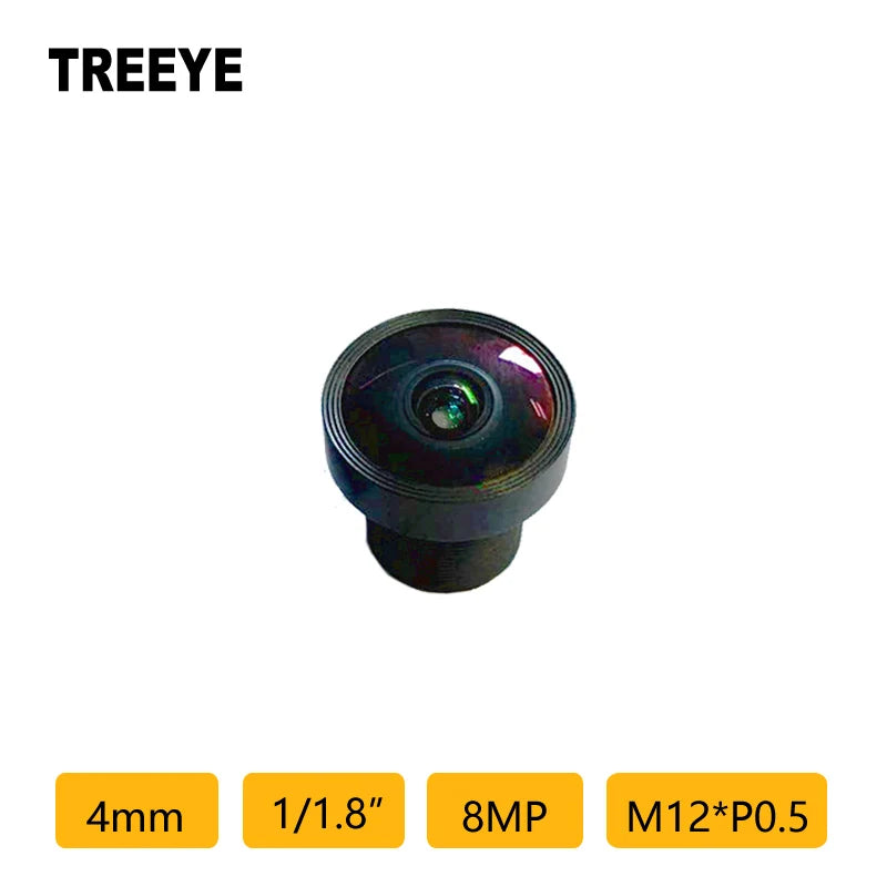 HD 4K 8MP 4mm Lens F1.8 M12 1/1.8“ CCTV Lens Car Recorder Video Security Camera Sports DV Camera Drones Lens CCTV Accessories