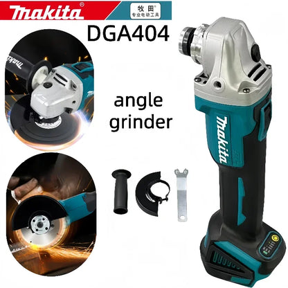 Makita DGA404 18V Brushless Cordless Angle Grinder – 125mm, Lithium-Ion, Cutting & Polishing