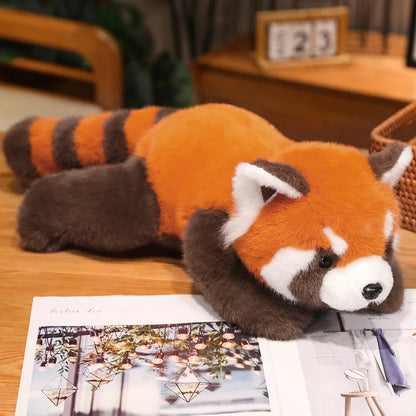 Soft Animal Plush Stuffed Toy – Panda, Bear, Fox & Raccoon Pillow Cushion | 30cm, 45cm, 65cm | Gift for Girls
